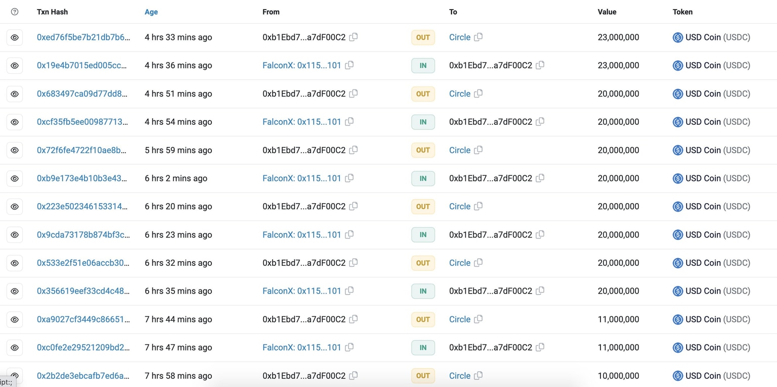 Coinbase withdrawal USDC