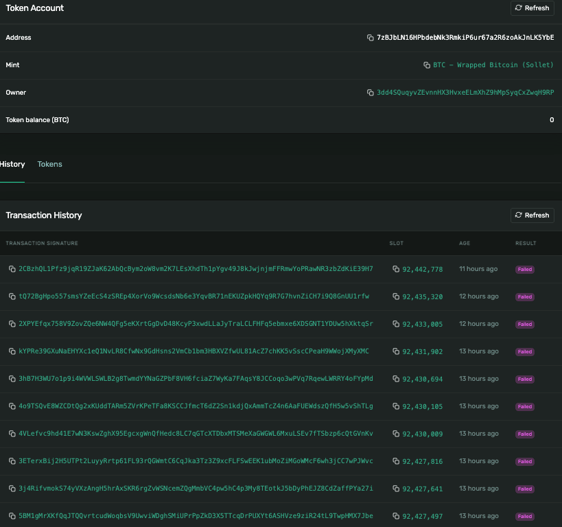 A screenshot from a user who attempted to unstake funds from Luna Yield