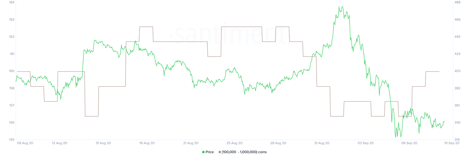 ETH holders distribution